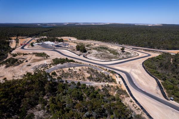 Aerial shot of the Collie Motorplex